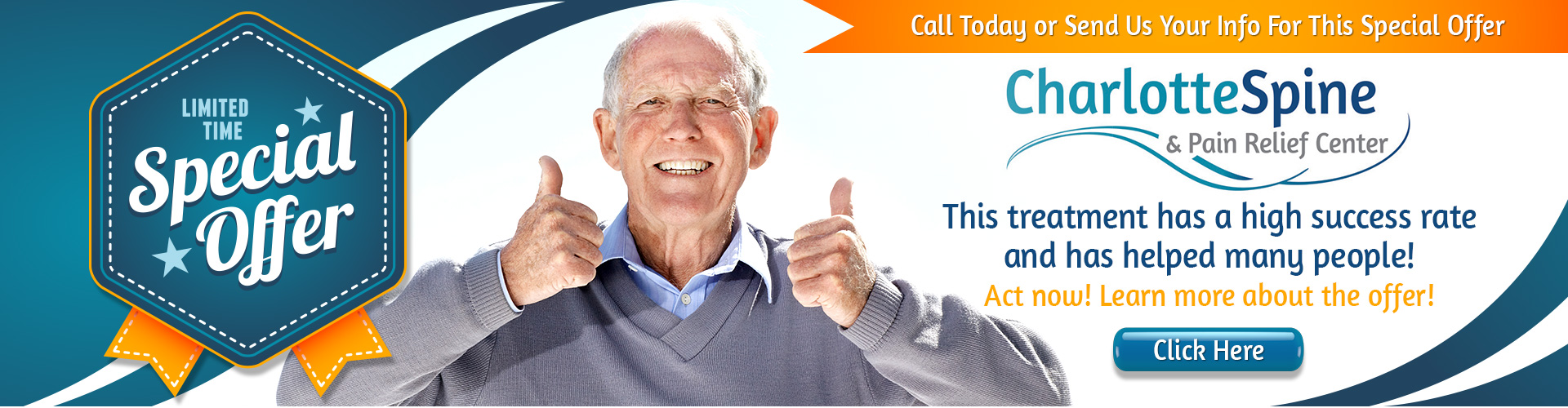 Charlotte Spine and Pain Releif Center Special Offer